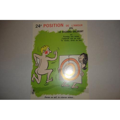 Carte Postale 24e Position De L'amour Dite Le Bazooka Galopant on Productcaster.