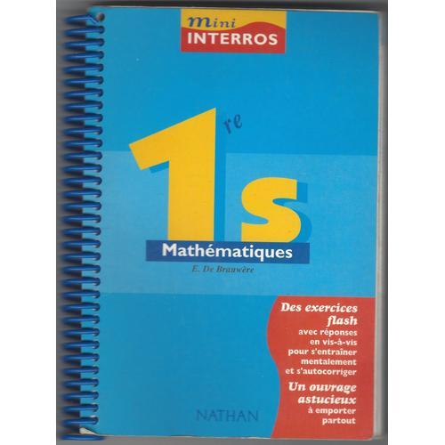 Mini Interros 1 Ers S Mathematiques on Productcaster.