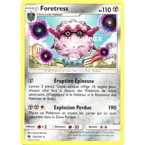 Pokémon - 124/214 - Foretress - Sl8 - Soleil Et Lune - Tonnerre Per... on Productcaster.