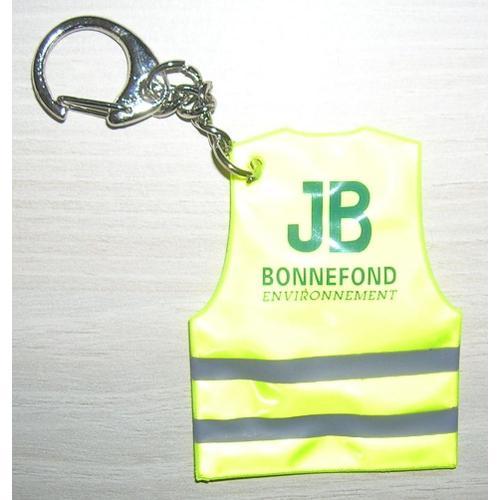 Porte Clés Jaune Fluo ( Entreprise Jb Bonnefond Environnement ) Pla... on Productcaster.