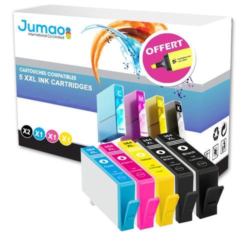 Lot de 5 cartouches d'impression type Jumao compatibles pour HP Pho... on Productcaster.