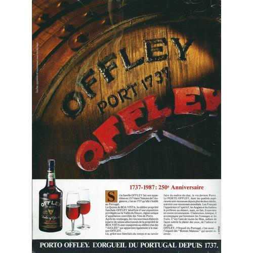 Publicité Papier - Vin Porto Offley De 1987 on Productcaster.