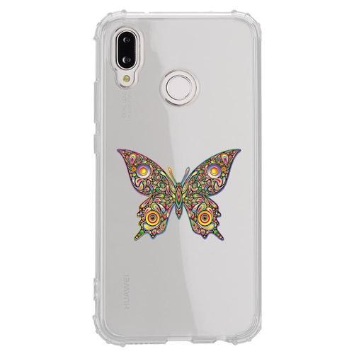 Coque Souple Pour Huawei P20 Lite Avec Impression Motifs Papillon P... on Productcaster.