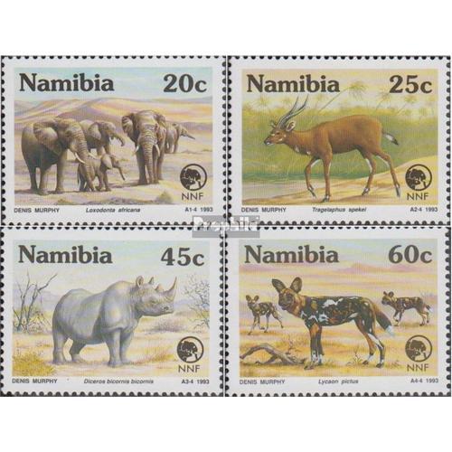 Namibie 735-738 Oblitéré 1993 En Danger Animaux on Productcaster.