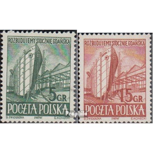 Pologne 775-776 (Édition Complète) Oblitéré 1952 Navale Dans Gdansk on Productcaster.