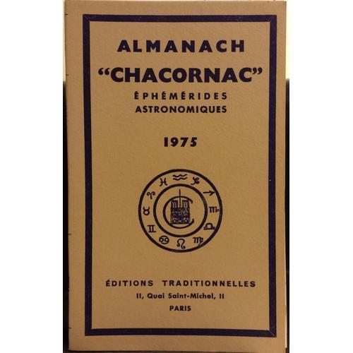 Almanach "Chacornac"- Éphémérides Astronomiques 1975 on Productcaster.