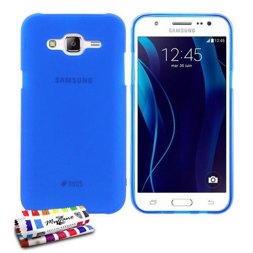 Coque Samsung Galaxy J5 J500 (2015) Glossy Hybrid Bleu Silicone Sou... on Productcaster.