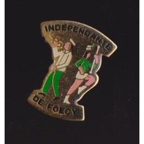 Pin's Musique Fanfare Musicien Majorette Independante De Foecy Regi... on Productcaster.