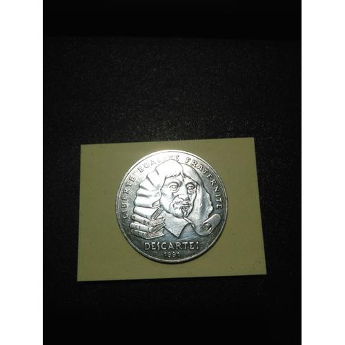 Piece De 100 Francs Argent 1991 Descartes Tbe on Productcaster.