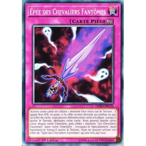 Carte Yu-Gi-Oh Lehd-Frc22 Epée Des Chevaliers Fantômes Neuf Fr on Productcaster.