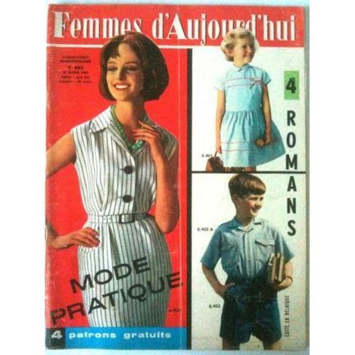 Femmes D'aujourd'hui N° 882 Du 29/03/1962 on Productcaster.