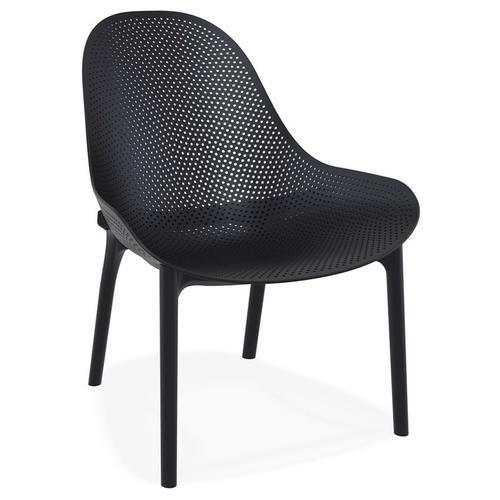 Fauteuil Lounge De Jardin Perforé 'silo' Noir Design on Productcaster.