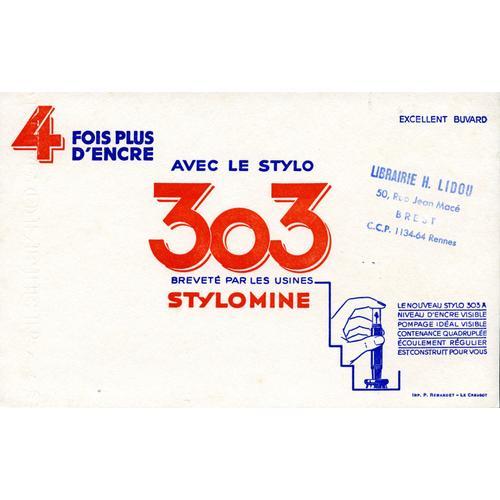 Buvard De Collection " Stylo 303 Stylomine" on Productcaster.