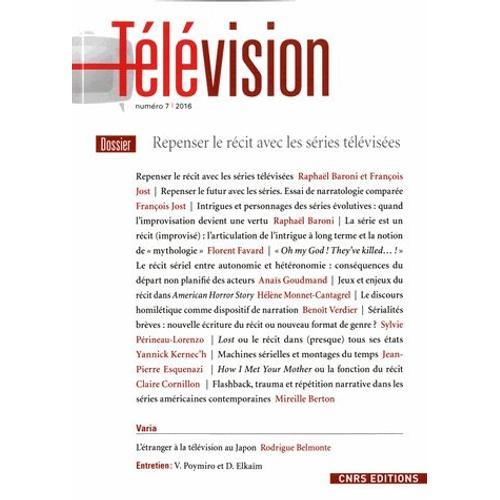 Télévision N° 7/2016 - Repenser Le Récit Avec Les Séries Télévisées on Productcaster.