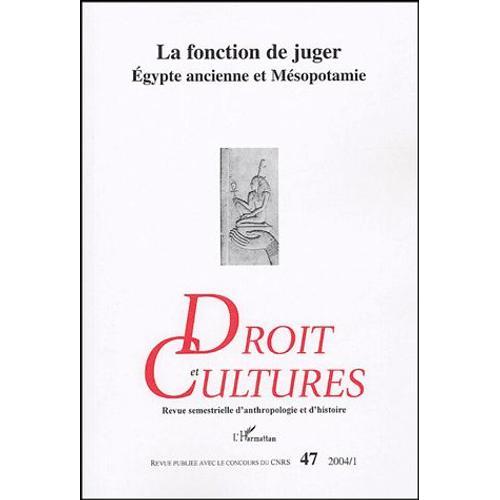 Droit Et Cultures N° 47-2004/1 - La Fonction De Juger - Egypte Anci... on Productcaster.