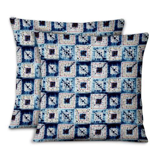 S4sassy Carré Shibori Taie Doreiller Canapi Housse De Coussin Canap... on Productcaster.