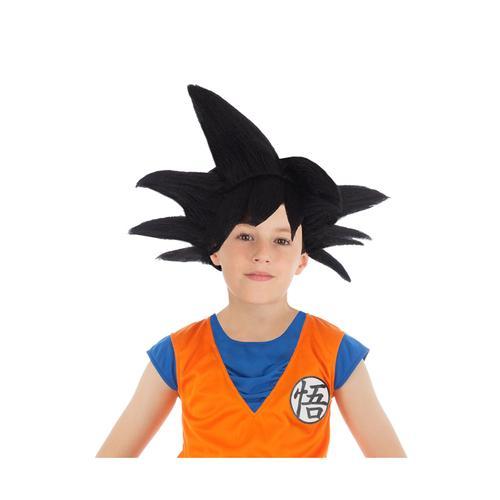 Perruque Noire Goku Saiyan Dragon Ball Z Enfant Taille Unique on Productcaster.