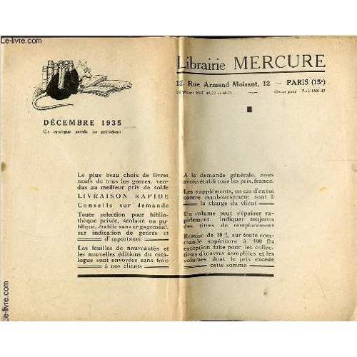 Librairie Mercure. Catalogue on Productcaster.