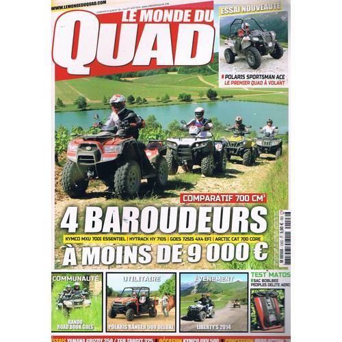 Le Monde Du Quad N°126 Juil 2014 Kymco Mxu 7001 Essentiel Hytrack H... on Productcaster.