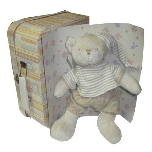 Maxima - Peluche Doudou Ours Dans Sa Valise on Productcaster.