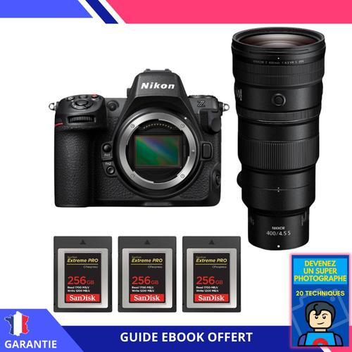 Nikon Z8 + Z 400mm f/4.5 VR S + 3 SanDisk 256GB Extreme PRO CFexpre... on Productcaster.