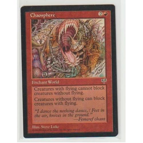 Mirage - La Chaosphère ¿ Chaosphere / Rare Rouge Vo Mtg Magic on Productcaster.