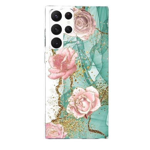 Coque Pour Galaxy S24 Ultra Marbre Fleur on Productcaster.