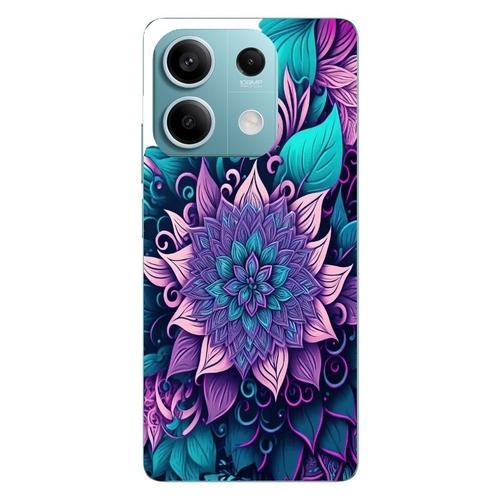 Coque Pour Redmi Note 13 Pro 4g Tropical Mandala Fleur Violet on Productcaster.