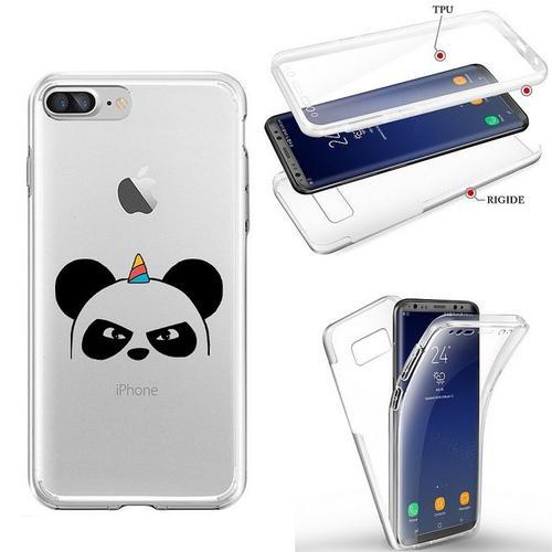 Coque Iphone 6 6s Integrale Panda Marbre Coeur Noir Blanc Transpare... on Productcaster.