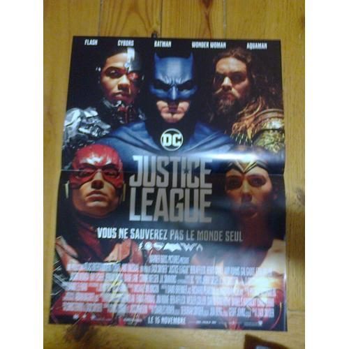 Affichette 40x53 Cm Env Justice League Vous Ne Sauverez Pas Le Monde on Productcaster.