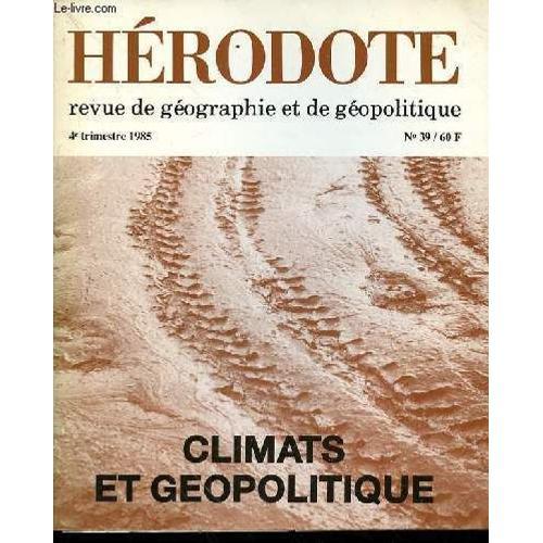 Herodote - Revue De Geographie Et De Geopolitique - 4e Trimestre 19... on Productcaster.