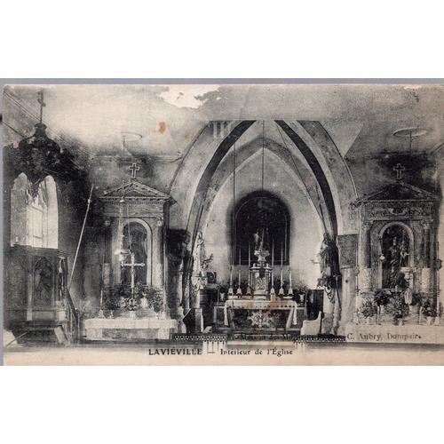 Carte Postale De Laviéville (Somme) Intérieur De L' Eglise on Productcaster.