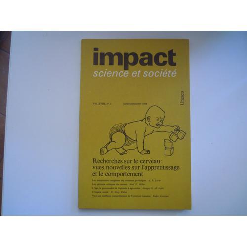 Impact Science Et Societé Vol Xviii N 3 on Productcaster.