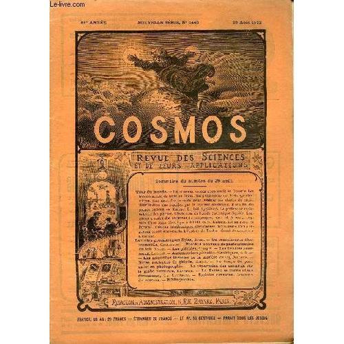 Le Cosmos - Revue Des Sciences Et De Leurs Applications N° 1440 - U... on Productcaster.