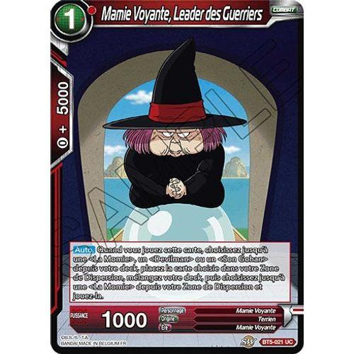 Carte Dragon Ball Super Bt5-021 Mamie Voyante, Leader Des Guerriers... on Productcaster.