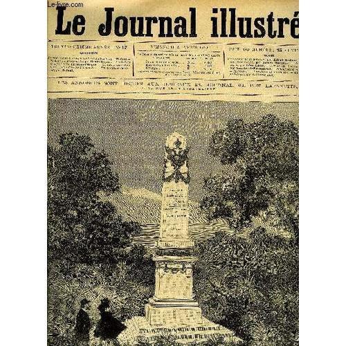 Le Journal Illustre N° 17 - Le Monument De L Impératrice D Autriche... on Productcaster.