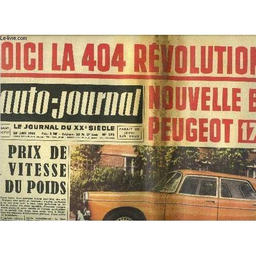 L Auto Journal N° 275 - La Course Bruxelles-Madrid : Ce Que N Ont P... on Productcaster.