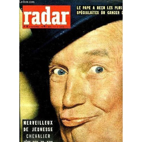 Radar N° 502 - Le Pape A Reçu Les Plus Grands Spécialistes Du Cance... on Productcaster.