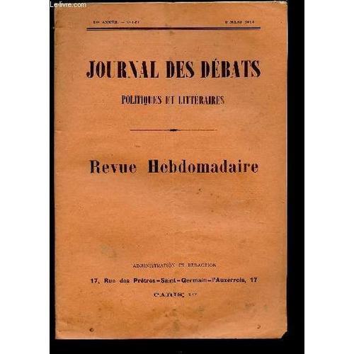 Journal Des Debats Politiques Et Litteraires -Revue Hebdomadaire - ... on Productcaster.