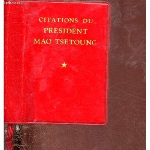 Citations Du President Mao Tsetoung -Volume I on Productcaster.