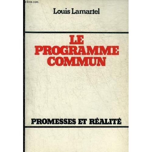 Le Programme Commun - Promesses Et Realite. on Productcaster.