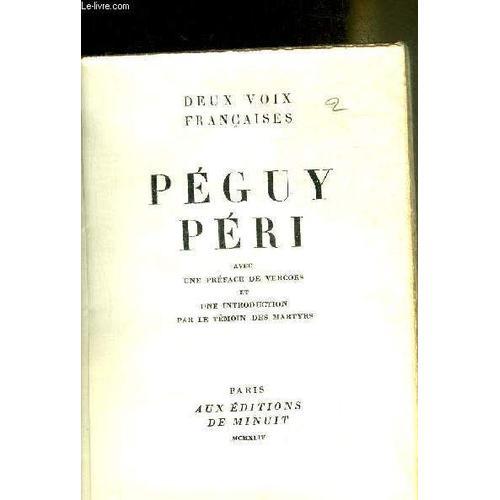 Deux Voix Francaises Peguy Peri. on Productcaster.