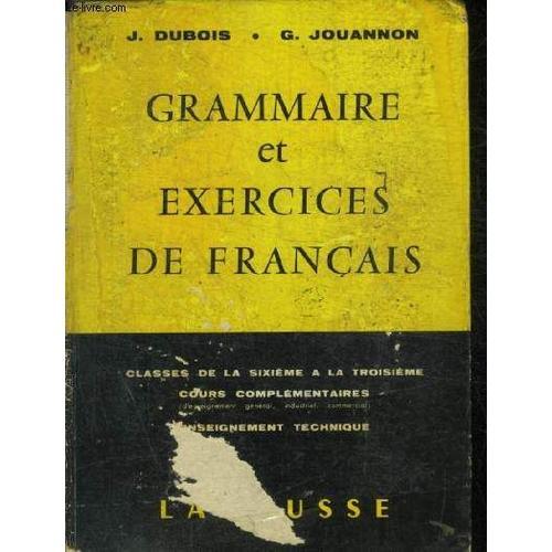 Grammaire Et Exercices De Francais on Productcaster.