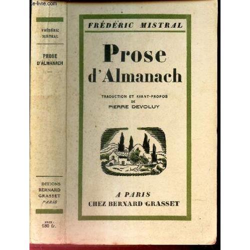 Prose D Almanach on Productcaster.