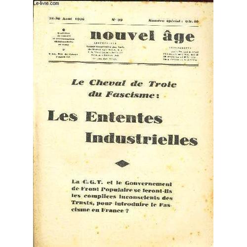 Nouvel Age - N°99 - N° Special - 23-30 Aout 1936 - Le Cheval Du Tro... on Productcaster.