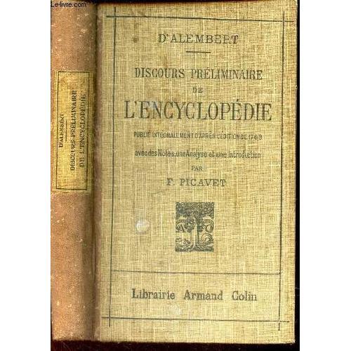 Discours Preliminaire De L Encyclopedie - on Productcaster.