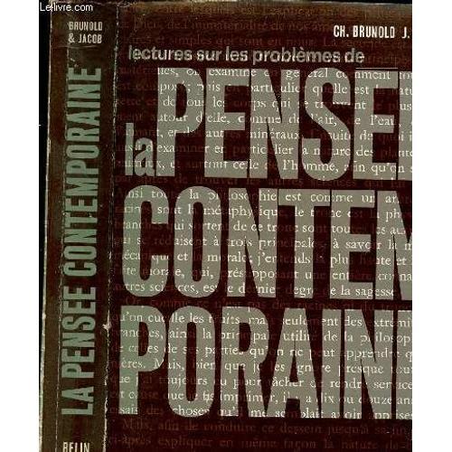 Lectures Sur Les Problemes De La Pensee Contemporaine on Productcaster.