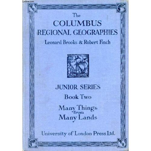 Columbus Regional Geographies, Junior Series, Book Ii, Many Things ... on Productcaster.