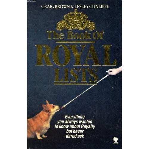 The Book Of Royal Lists on Productcaster.