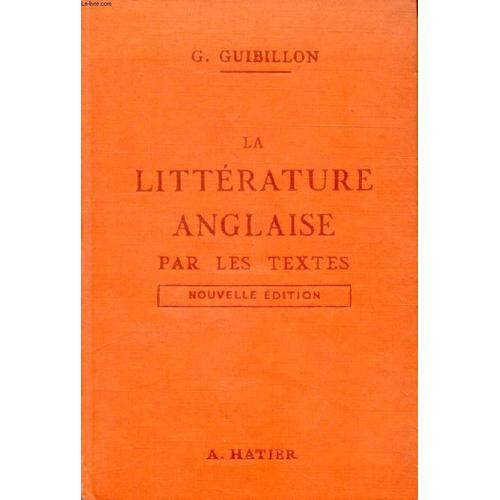 La Litterature Anglaise Par Les Textes on Productcaster.